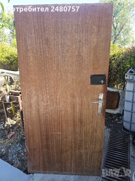 Дървена входна врата, снимка 1