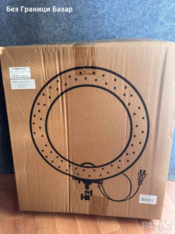 Нова ринг лампа LED Ring Light 12 инча с трипод и държач за телефон, лампа за снимки и видео, снимка 1