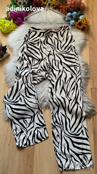 Широк зебров панталон, снимка 1