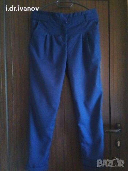 Тъмносин панталон лек потур размер М, снимка 1