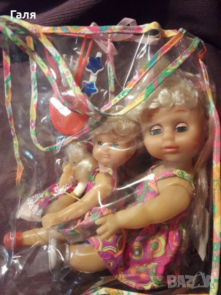 Комплект 3 броя Детски кукли и комплект с 3 играчки, снимка 1