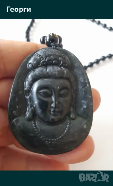 Амулет от натурален нефрит-6, снимка 1