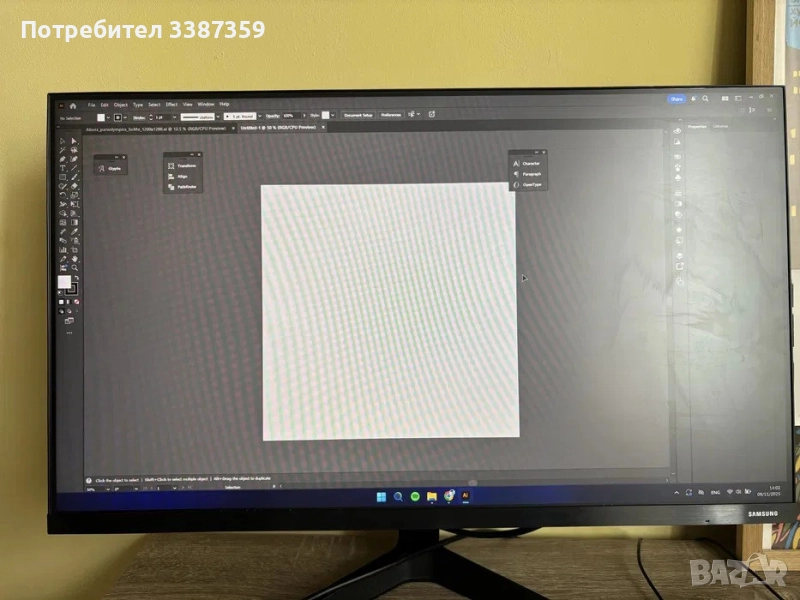 Монитор Samsung 27 инча, снимка 1