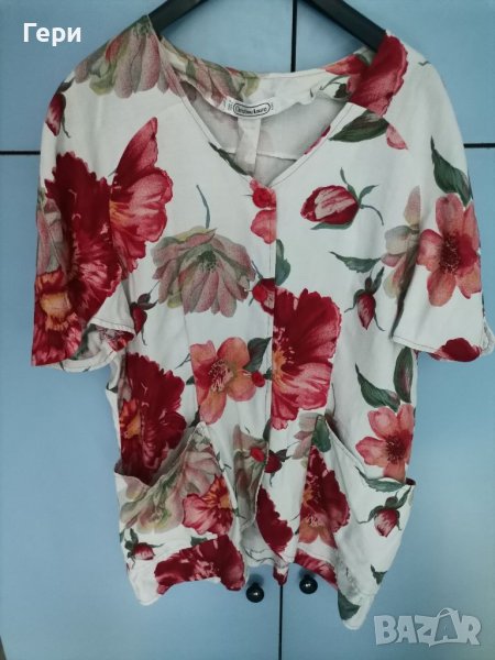 Сако, риза на цветя, снимка 1