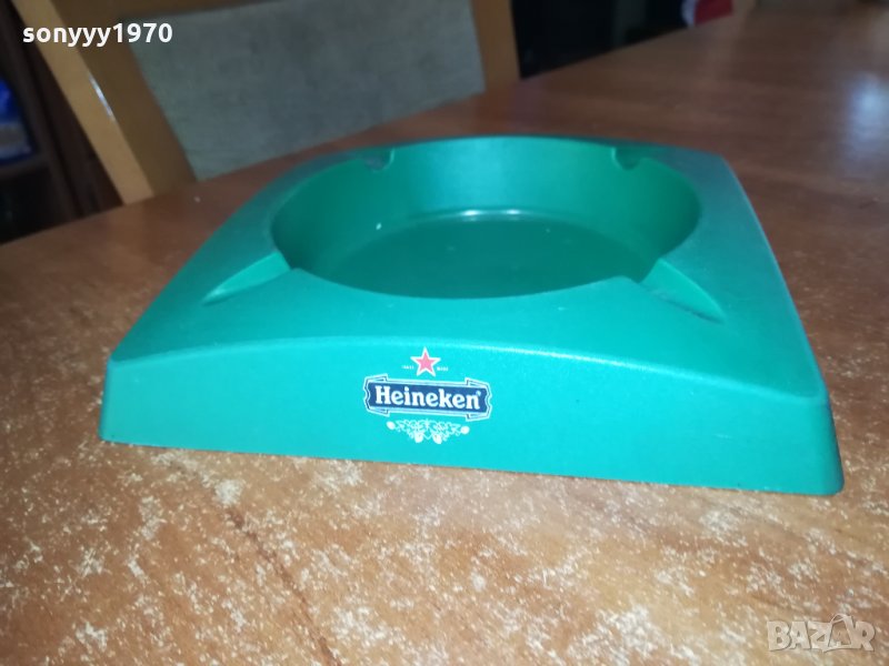 heineken 18х18х3см голям пепелник внос испания 1809211615, снимка 1