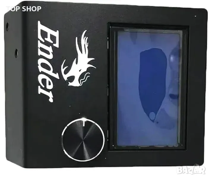 LCD екран на 3D принтер 12864 с метална опорна плоча за серия Ender 3, снимка 1