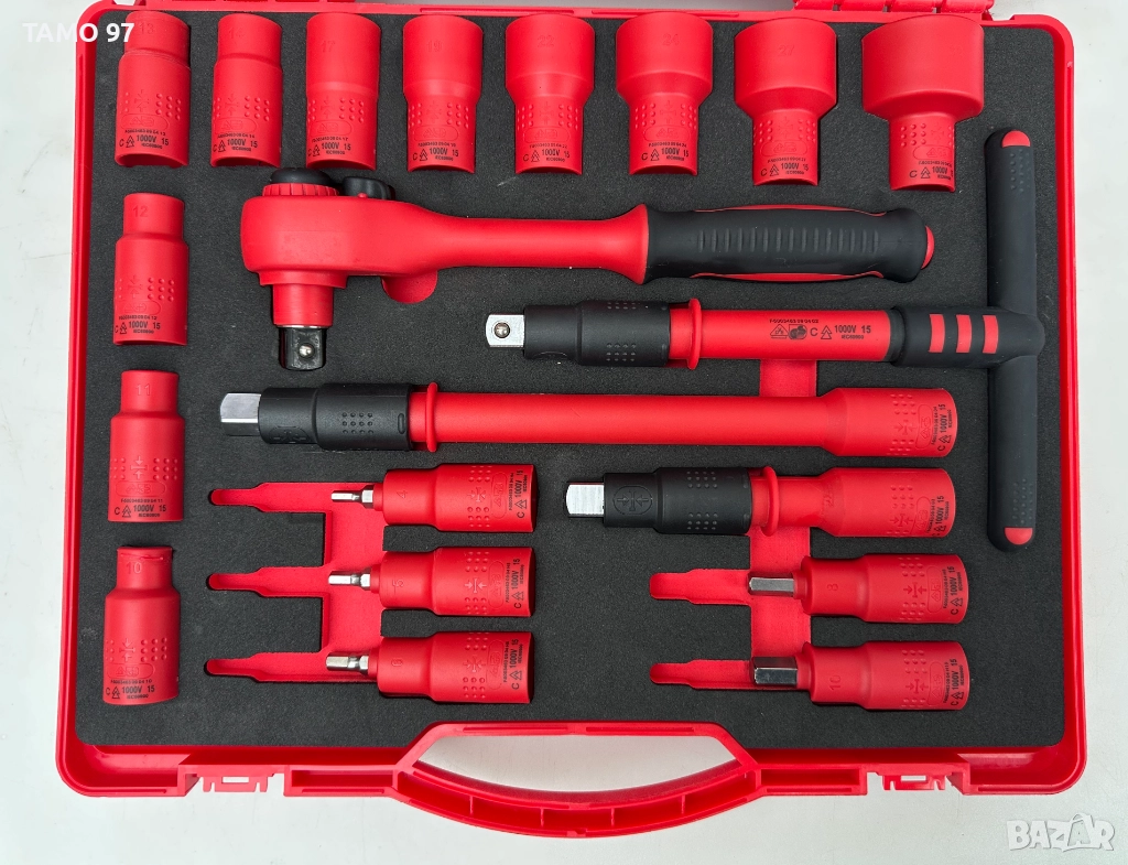 LiCOTA 1/2" - Комплект изолирани инструменти 4-32мм 20части, снимка 1