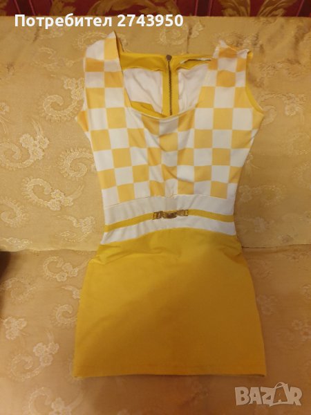 Лятна жълта рокля, снимка 1