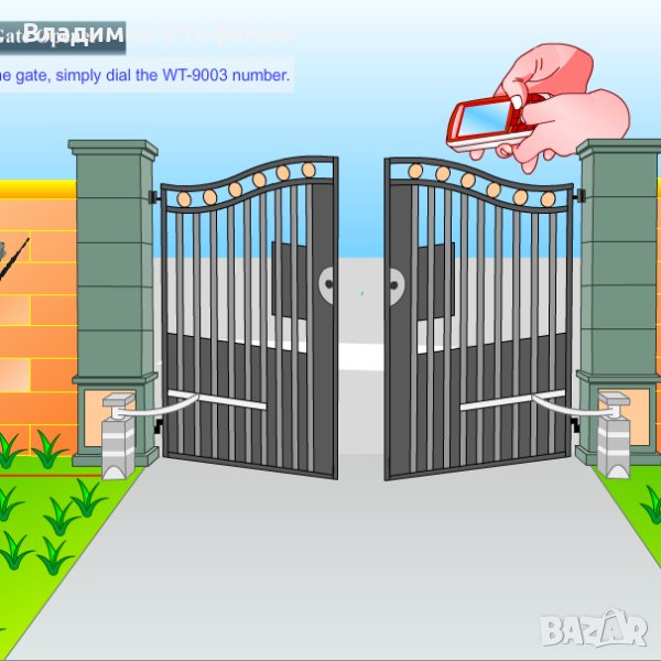 Управление на камини, термопомпи, врати с двигател или насрещник от смартфон , снимка 1