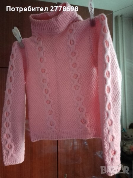 ДЕТСКА ПЛЕТЕНА БЛУЗА ЗА МОМИЧЕ, снимка 1