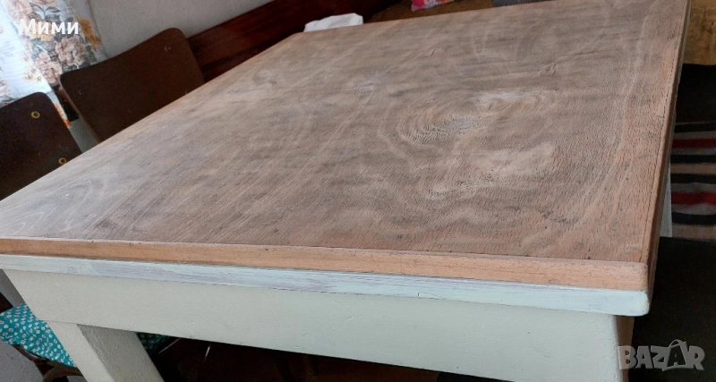 Маса ретро, здрава и голяма, снимка 1