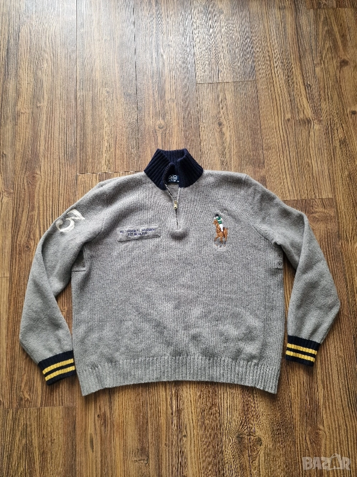 Страхотен мъжки пуловет суитчър POLO RALPH LAUREN размер M , снимка 1