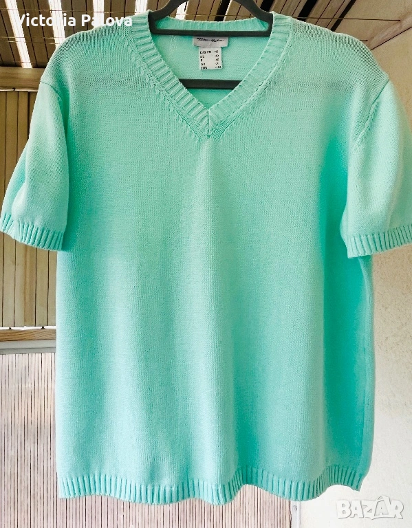 Красива блуза PETER HAHN мента, снимка 1