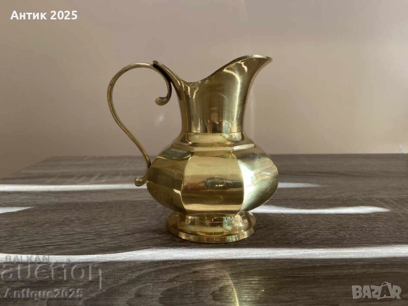 Винтидж месингов съд, снимка 1