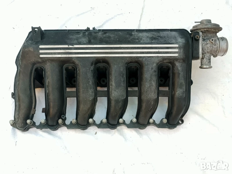 Всмукателен колектор + ЕГР клапан за BMW E39 530d E53 X5 Range Rover 3.0 TD6 - M57, снимка 1