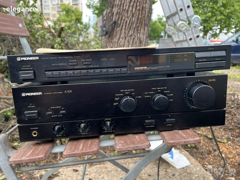 Усилвател Pioneer A-335 + Тунер Pioneer F-225, снимка 1