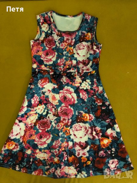 Рокля на цветя за момиче, снимка 1