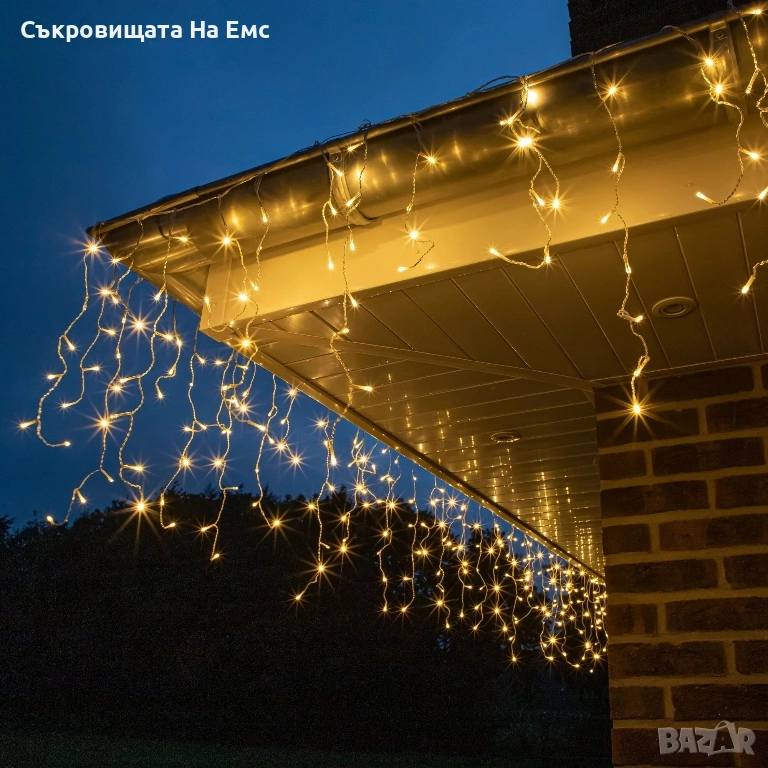1️⃣2️⃣метра  Коледни Лампи ТИП Завеса, снимка 1
