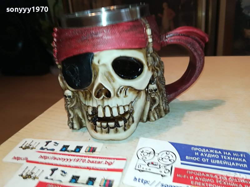 ПИРАТСКА ЧАША-ЧЕРЕП 0705230907, снимка 1