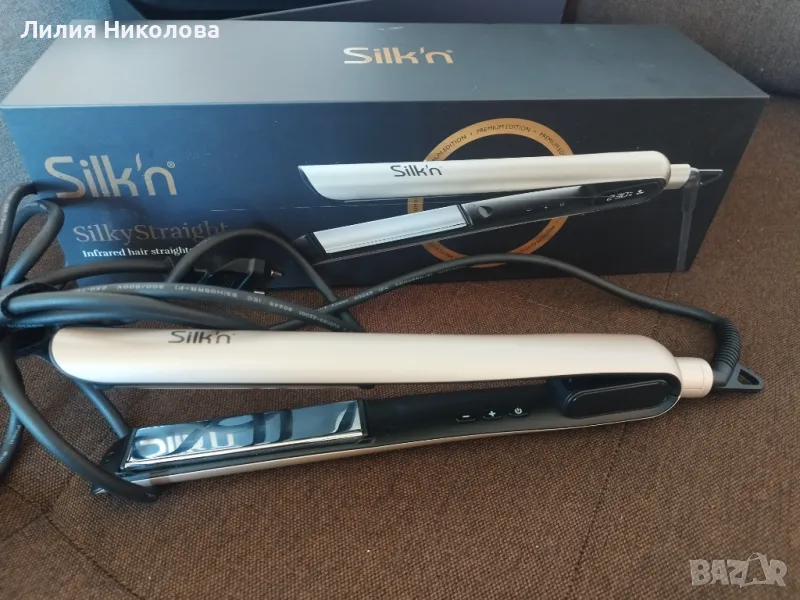 !!!Ново!!! SILK'N SilkyStraight инфраред преса за изправяне, снимка 1