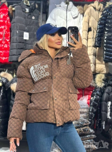 дамско зимно яке the north face Gucci , снимка 1