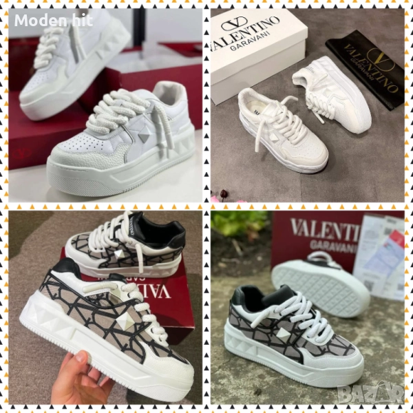 VALENTINO унисекс сникърси висок клас реплика, снимка 1