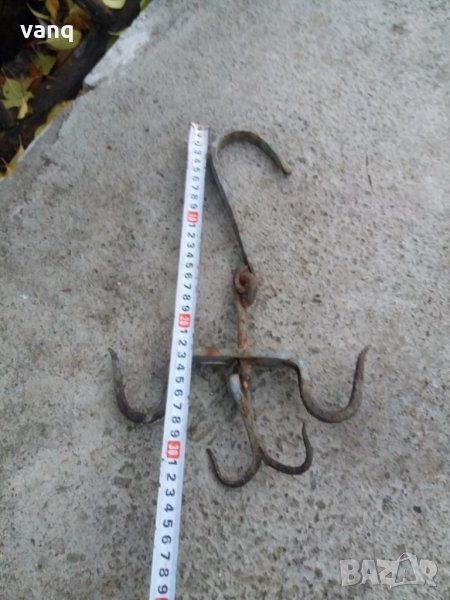 Кука за дране,ченгел,ковано желязо, снимка 1