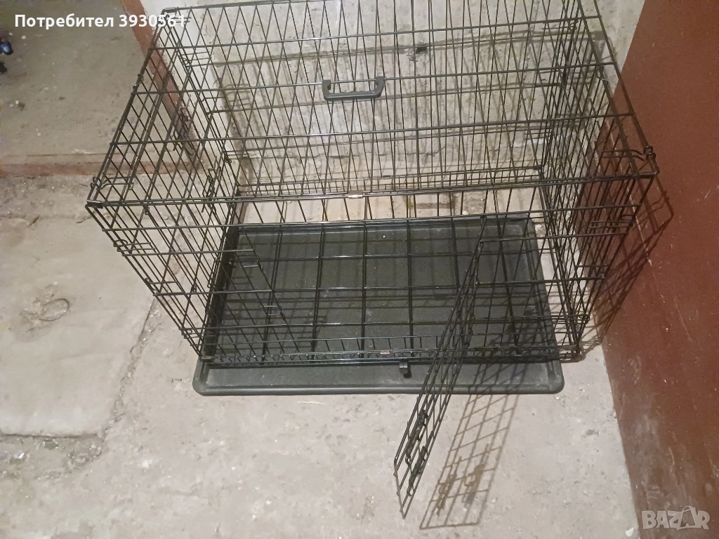 Голяма сгьваема клетка за куче и други животни, снимка 1