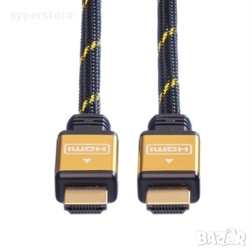 Кабел HDMI - HDMI 15м Roline 11.04.5508 Gold Plated HDMI M to HDMI M ver:1.4V FullHDTV 3D, снимка 1