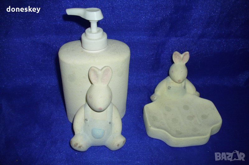 Комплект за баня "Зайчета", снимка 1
