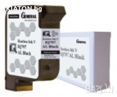 Касета IQ797 AL солвентна бързосъхнеща черна 12.7мм, снимка 1
