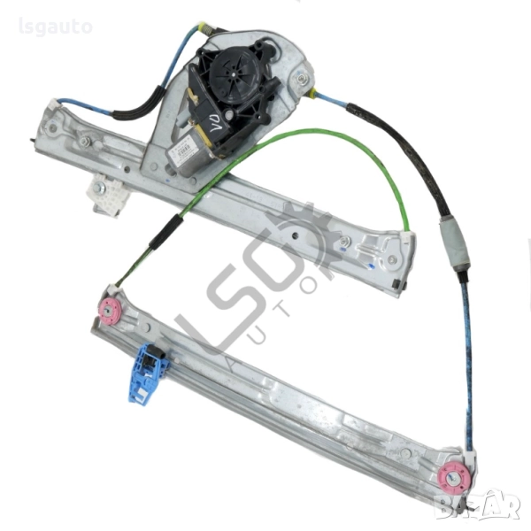 Механизъм преден ляв ел. стъклоповдигач Peugeot 208 I 2012-2019 ID: 152040, снимка 1