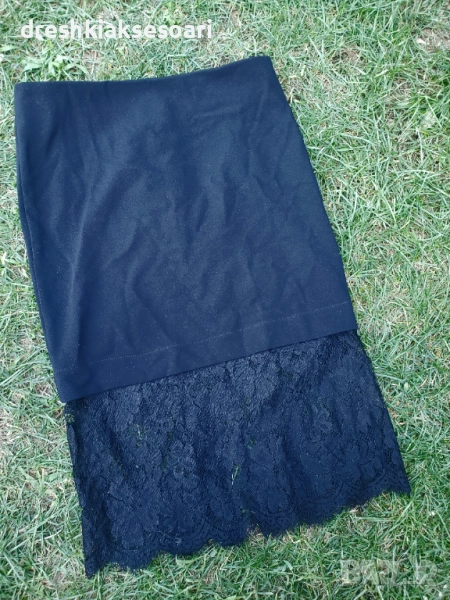  Черни прави поли с дантела Jessica Simpson,D&G, снимка 1