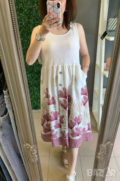 лека и удобна лятна рокля в три десена , снимка 1