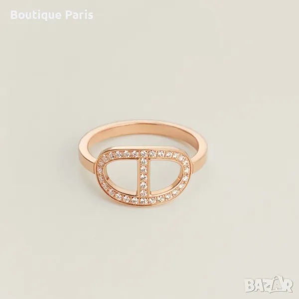 Hermes пръстен с мойсанити , снимка 1