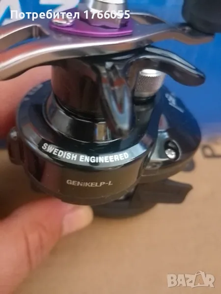 Combo:Спининг  Abu Garcia Gen Ike Low Profile - 1.98м 10-30 gr+Байткастинг мултипликатор Abu Garcia , снимка 1