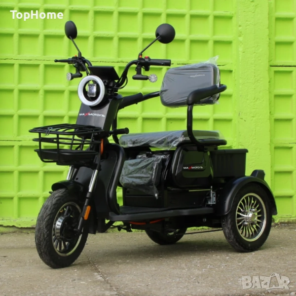  Електрическа Триместна Триколка X1 1500W , снимка 1