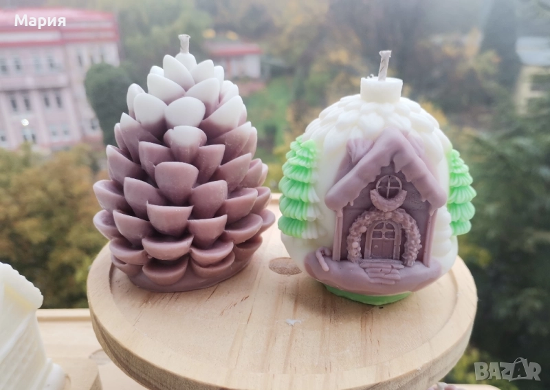 Коледни Свещи , снимка 1