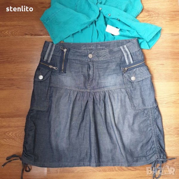 Дънкова пола Geisha Jeans размер  L , снимка 1