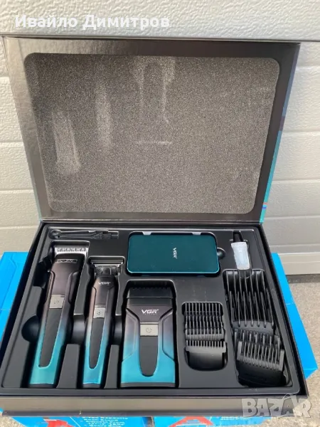 Професионален бръснарски комплект VGR ( 3 машинки ), снимка 1