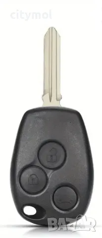 Кутийка за ключ Renault с 3 бутона/острие HU136 за Renault/Dacia:Clio, Kangoo, Master, Modus, Trafic