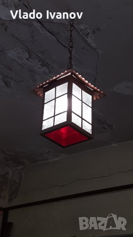 Фенер ръчно кован, снимка 5 - Външни лампи - 38288052