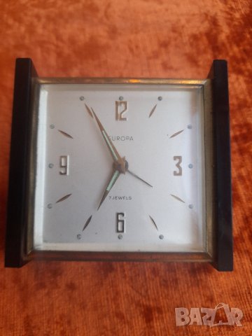 Стар настолен будилник , снимка 4 - Колекции - 42236436