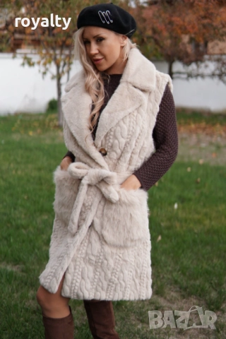 Елегантен Дамски Елек , снимка 2 - Елеци - 52593455