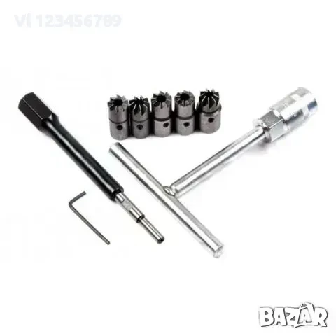 Комплект фрезери за почистване на легла на дюзи 8 части, снимка 2 - Други инструменти - 50713687