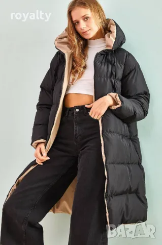 Дълго дамско яке , снимка 6 - Якета - 49208199