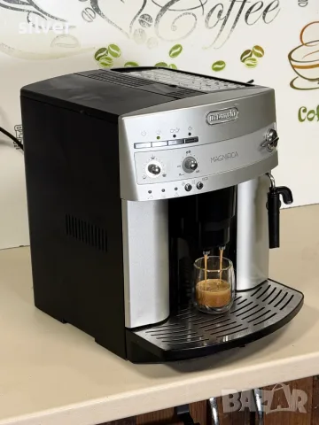 Кафемашина кафе автомат delonghi magnifica с гаранция, снимка 5 - Кафемашини - 56205609