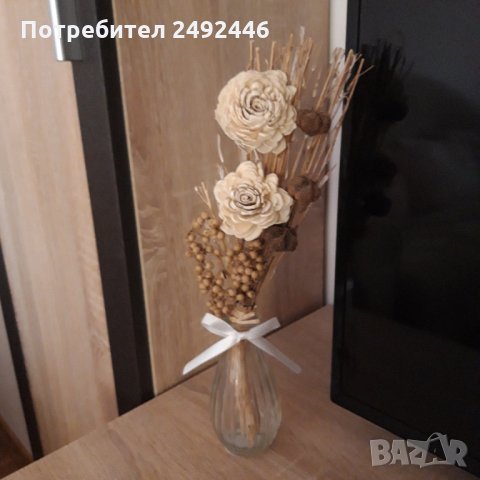 Ваза с цветя, снимка 1 - Вази - 33884985