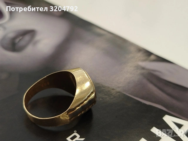 Златен Пръстен 3,38, снимка 2 - Пръстени - 53970340