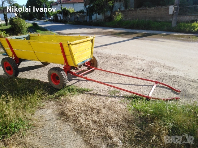 Конска каруца с гумени колелета , снимка 5 - Селскостопанска техника - 53939755